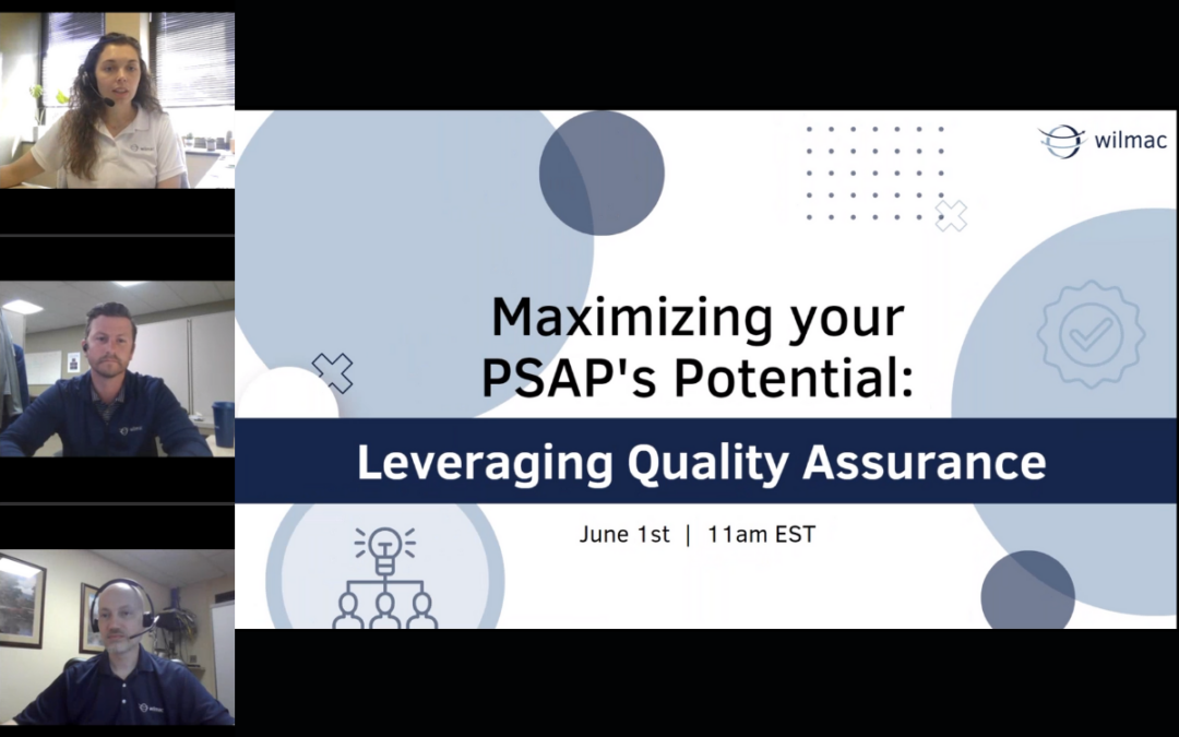 Wilmac presents a webinar on leveraging quality assurance in your PSAP with the NICE Inform Evaluator tool.